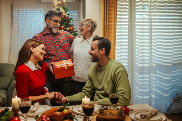 Taking Time to Share a Warm and Cozy Dinner